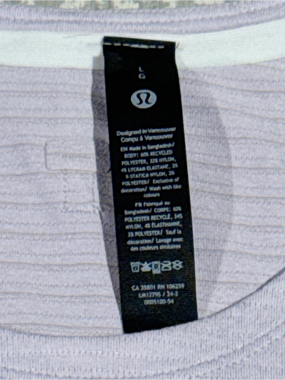 Lululemon /// Men’s License to Train Tank - Lotus Lavender - Size Large - Picture 10 of 12